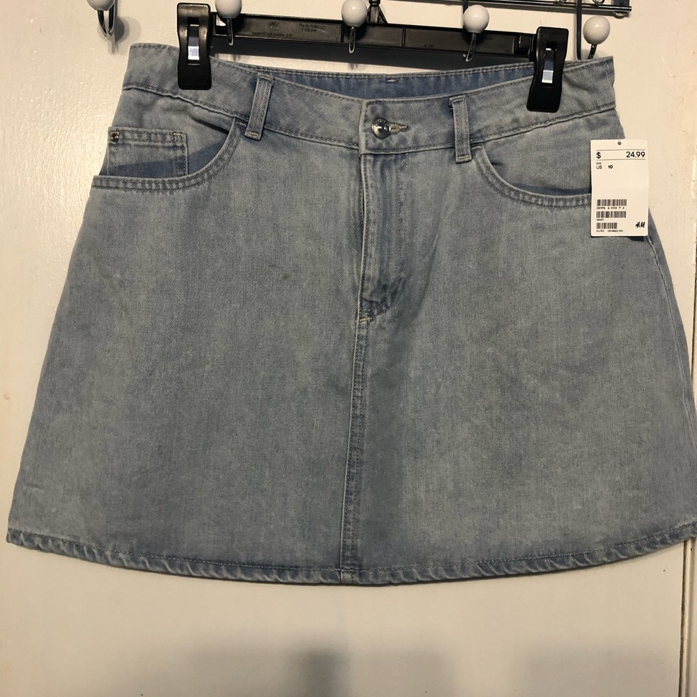 Blue jean skirt